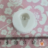 Силіконова форма (молд) - Морозиво в рожку, розмір: 20 мм