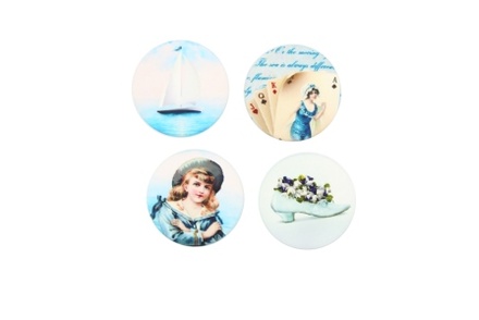 Набір металевих фішок №2 від ScrapBerryʼs - Курортний Роман