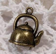 Набір металевих прикрас "Чайник", 20х16,5мм, антична бронза, 10 шт.