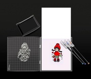 Инструмент с разметкой для штампинга - Stamping Tool, 16x16 см