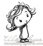 Акриловый штамп D021 Ребенок, размер 4,4 * 6 см