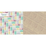 Аркуш скрап-паперу Webster's Pages Rewind, 30x30 см, двосторонній