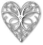 Ніж для вирубки - Dies- La Rue Heart від Memory Box