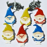 Набір брадсів Eyelet Outlet - Gnome Brads, 12 шт