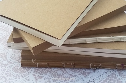 Блоки для блокнотов  от TM EK, молочные (чистые без рисунка), формат А5