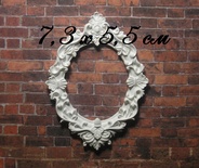 Пластиковый декор от Е.В.А - Рамка, 7,3х5,5 см