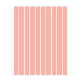 Набір смужок паперу для квілінгу, 1 колір (рожевий), 3х295мм, 160 г/м², 100 шт.