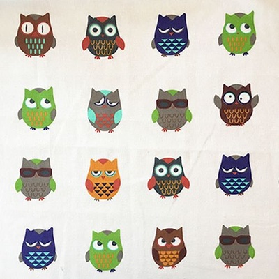 Тканина для рукоділля від Hobby&You, 50x50см) - сови