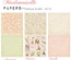 Набір двостороннього скрап-паперу UHK Gallery - Mademoiselle, 30x30 см