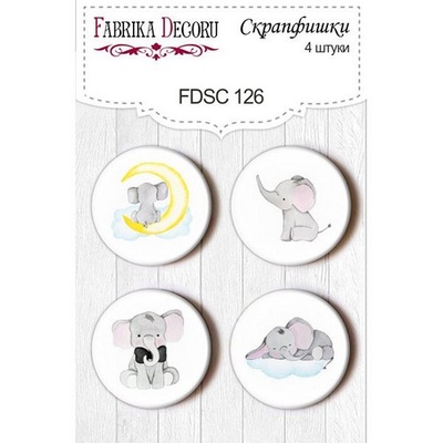 Набор скрапфишек Фабрика Декору из 4 шт