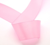 Атласна стрічка рожева, ширина 70,7 мм, довжина 90 см