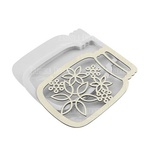 Заготовка для шейкера Snowflakes in jar 9,2x6,5, колір молочний, TM Фабрика Декору