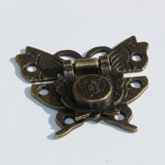 Замочек-бабочка металлический, 52х45мм, 2 детали