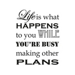 Акриловий штамп Marianne Design - Clear Stamp - Life is what happens