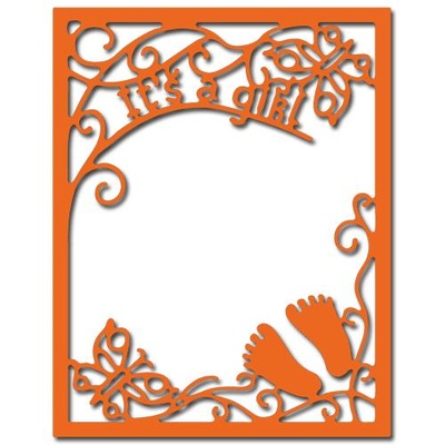 Ніж для вирубки Crafty Ann Frame It's a Girl