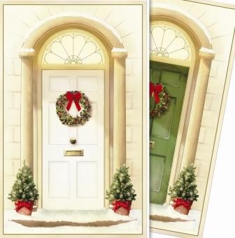 Заготовки для Flower Soft - Christmas - Traditional Door, 6 шт.