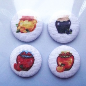 Набір тканинних фішок від Євгенія Курдібановська ТМ - Варення