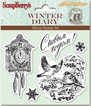Набор штампов  от ScrapBerry's - Зимний дневник-1