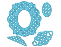 Лезвия от Spellbinders - Shapeabilities - Lattice Accents, 4 шт.