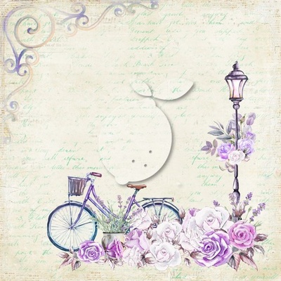 Аркуш двостороннього паперу для скрапбукінгу від LemonCraft - My Provence Provence 06