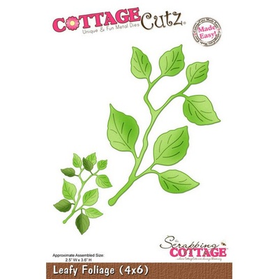 Ніж для вирубки CottageCutz - Leafy Foliage, 10x15см