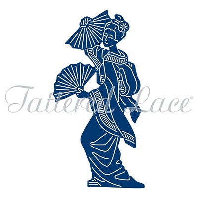 Лезвие Tattered Lace Dies - Japanese Lady Mai 
