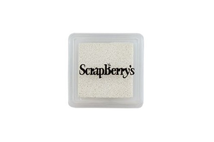 Пигментные чернила от Scrapberry's -Мерцающий белый