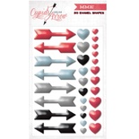 Емалеві прикраси My Mind's Eye - Cupid's Arrow, 30 шт.