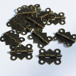 Петля, цвет латунь, 20х17мм, 1 деталь