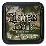 Штемпельна подушка Ranger Distress Ink Pad - Ranger - Distress Ink - Forest Moss