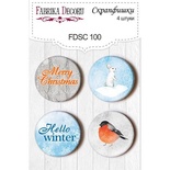 Набір скрап-фішок від ТМ Фабрика Декору з 4 шт. FDSC 100