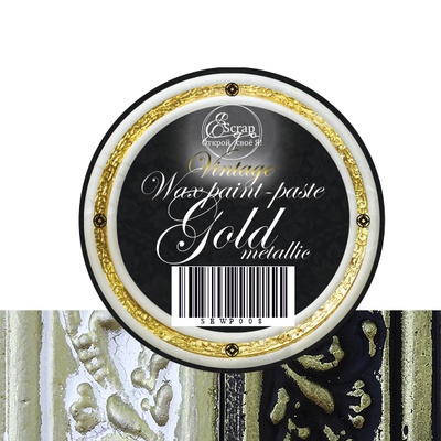 Фарба з ефектом патини - Gold metallic, 30 ml