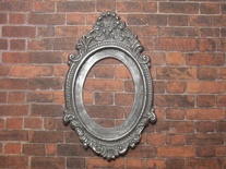 Гіпсова рамка під срібло, від E.В.А. 6,5x4 см