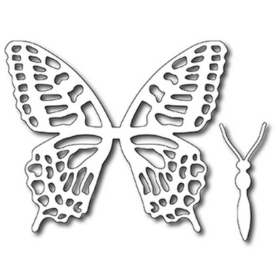 Ніж для вирубки Frantic Stamper - Precision Die - Large Swallowtail butterfly