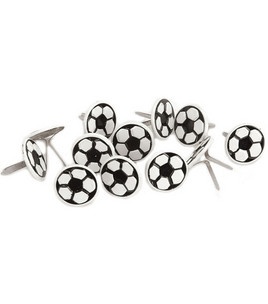 Набір брадсів Eyelet Outlet - Ball Brads Soccer Balls, 12 штук