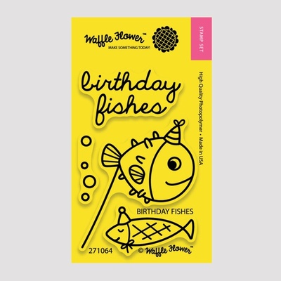 Ножи (310069) + Штампы (271064) от Waffle Flower - Birthday Fishes Die
