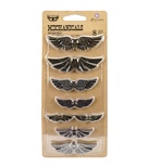 Набор металических украшений от Prima Marketing - Mechanicals Metal Embellishments-Winged, 8 шт