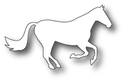 Нож для вырубки от Poppystamps - Galloping Stallion