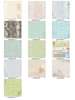 Набор бумаги для скрапбукинга Осенний Вальс, 30,5х30,5см, 7 листов от ScrapBerry's - Осенний вальс