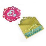 Ножі для вирубки Thinlits Die - Sizzix - 4PK - Pocket & Insert, Doily, 658849