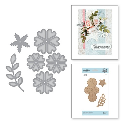 Нож для вырубки от Spellbinders - Cinch and Go Flowers III