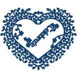 Ніж для вирубки від TatteRed Lace - Celebrate interlocking die - Серце