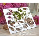 Чипборд ScrapBox - Набір квітів Півонія Hf-154