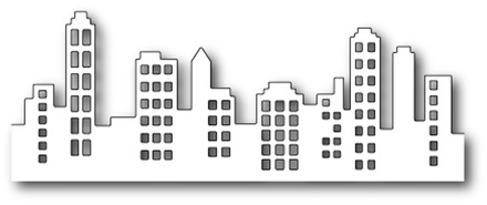 Ножи от Poppystamps - Downtown Urban Landscape craft die