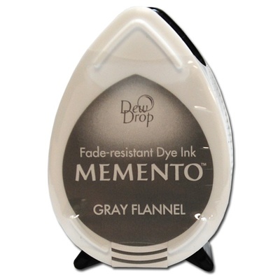 Чернила для штампинга Tsukineko - Memento Dew Drop Gray Flannel
