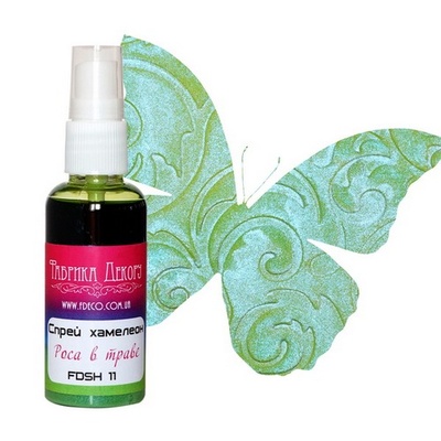 Фарба-спрей Фабрика Декору - Спрей хамелеон - Роса в траві, 50 мл