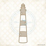 Чипборд Blue Fern Studios - Large Lighthouse