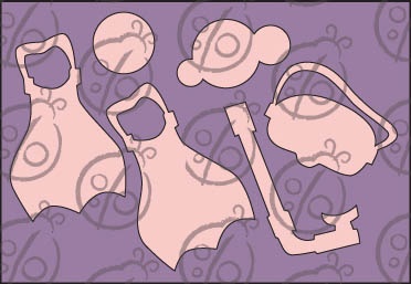 Чипборд Набір пляжний №1. Маленький