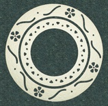 Об’єднані значення Gallery Tools — Кругові рамочки, діаметр: 12,5см і 6 см, колір шампань;