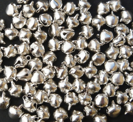 Бубенчик, 8 мм, цвет серебро, 1 шт., B04385